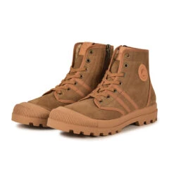 Pataugas AUTHENTIQUE ZIP/SSH F4H CAMEL -Pataugas 628177 BOOTS FEMME OG ZIPS SSH F4H CAMEL 5web