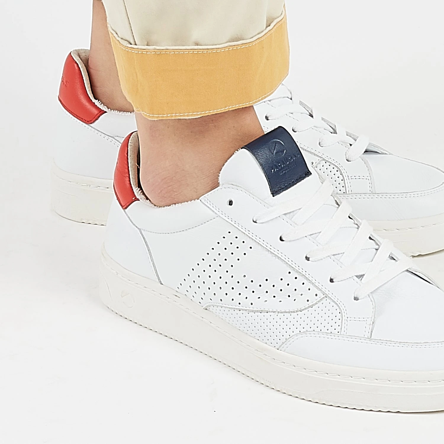 Pataugas BASALTE/N H2H BLANC/ROUGE 5 Pataugas BASALTE/N H2H BLANC/ROUGE – Image 3